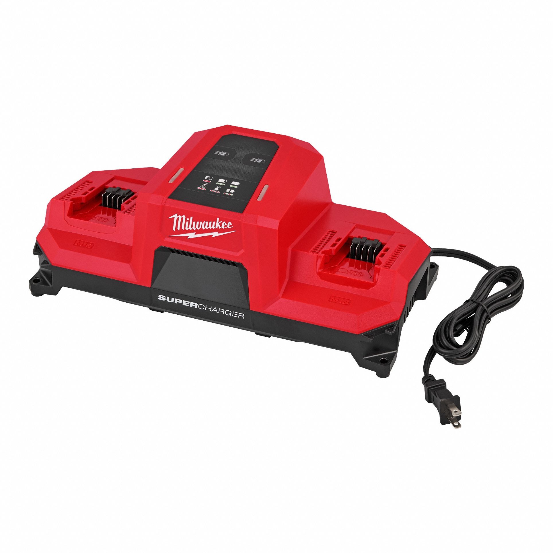 Battery Charger: Multi-Port Charging, For 18V DC, 12 Ah Charged in 1-Hour, 120V AC
