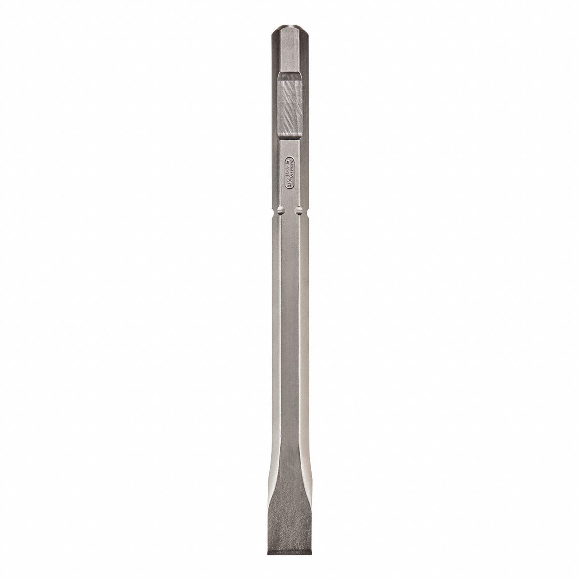 BREAKER & DEMOLITION HAMMER CHISEL, 1 IN HEAD W, 12 IN L, ¾ IN SHANK DIAMETER