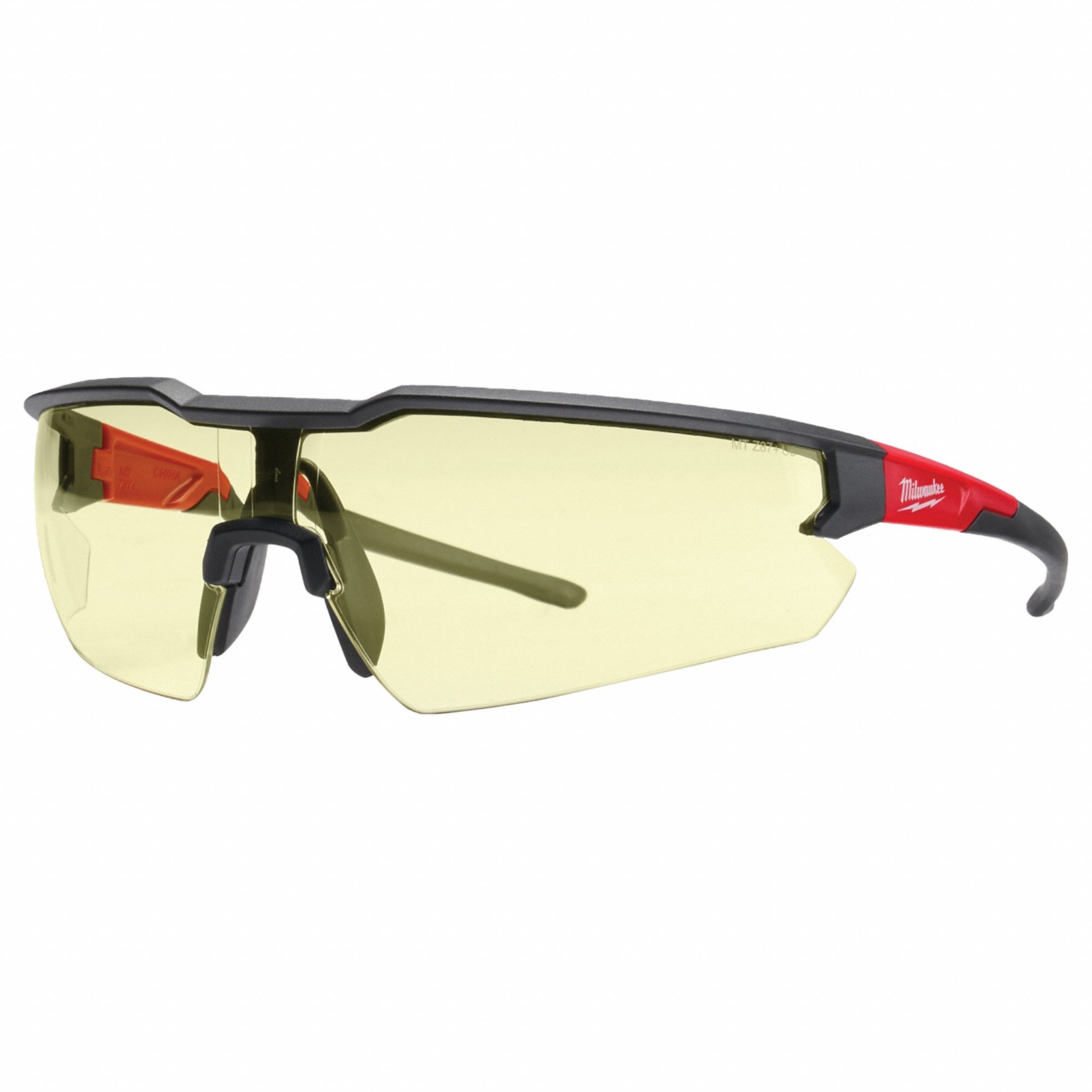 Safety Glasses, Yellow Fog-Free Lenses