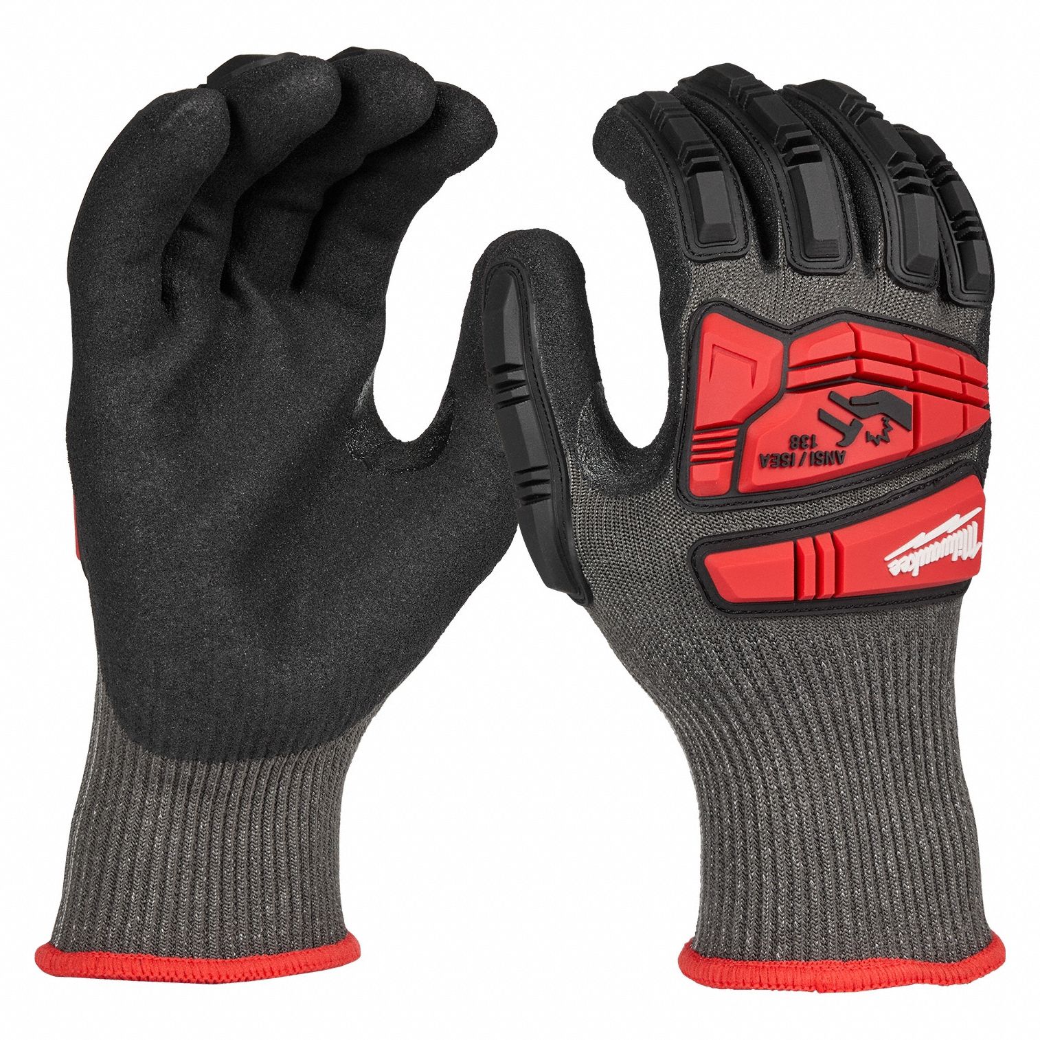 MILWAUKEE TOOL & EQUIPMENT, 2XL, ANSI Cut Level A5, Work Gloves