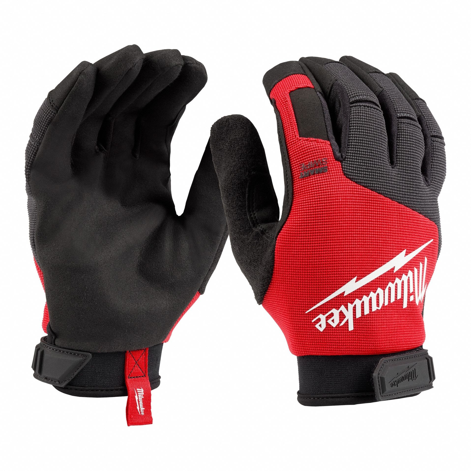 Work Gloves: L, Mechanics Glove, Full Finger, Synthetic Leather, Hook-and-Loop Cuff, 1 PR