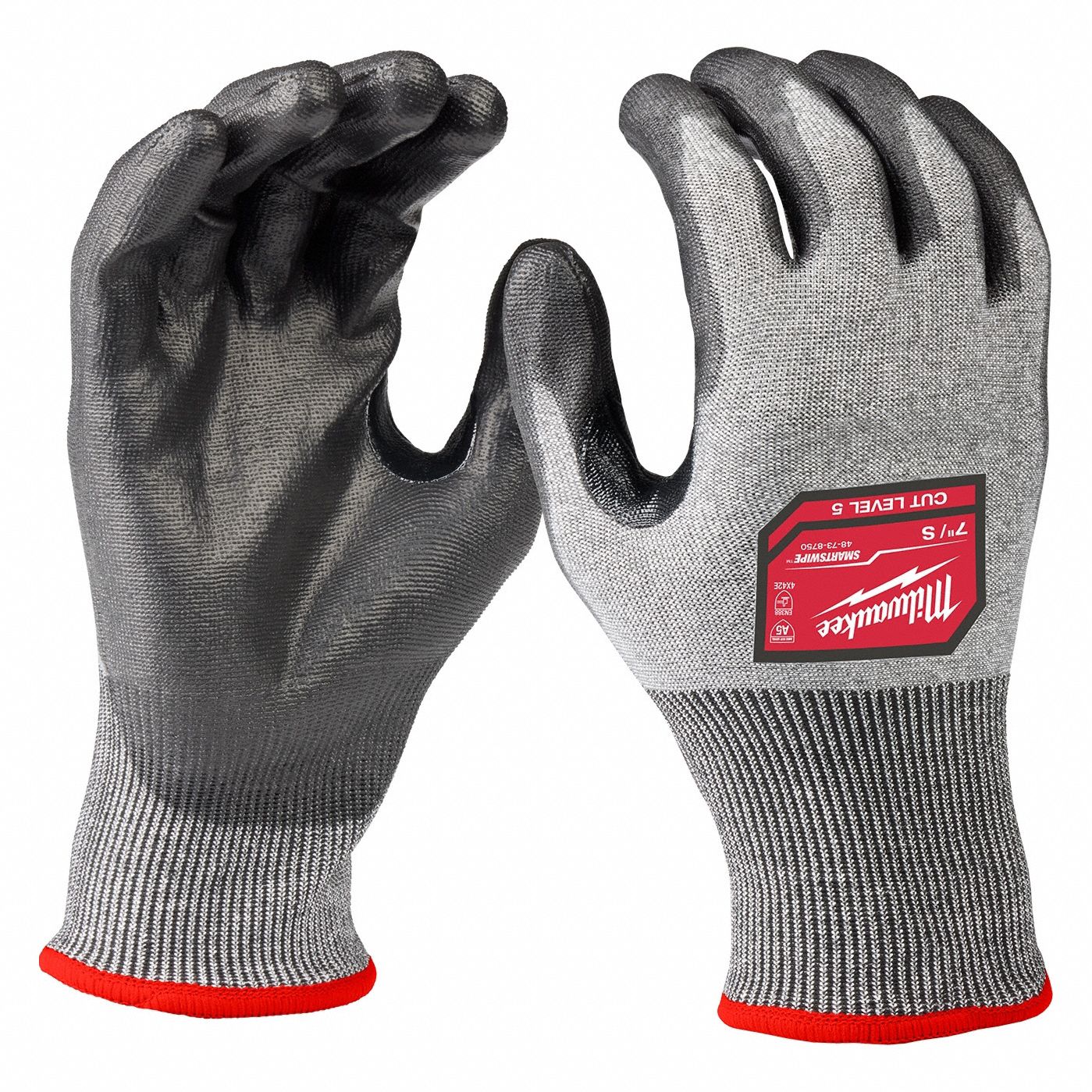 KNIT GLOVES,A5,BLACK,18 GA,S,PR