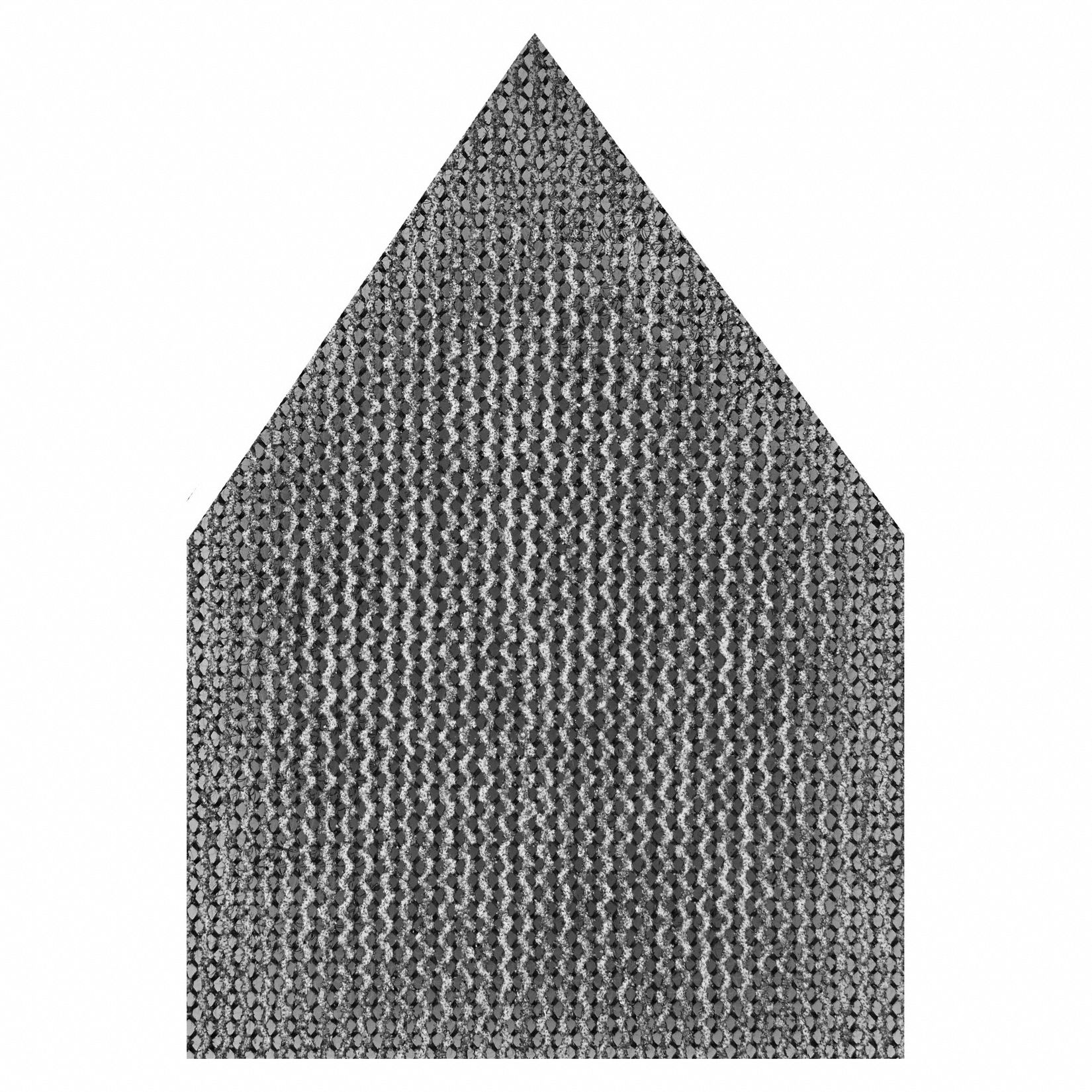 Sanding Sheets: POWERGRID, Coated, Aluminum Oxide, Nylon Mesh, Open, Gray, Coarse, 80