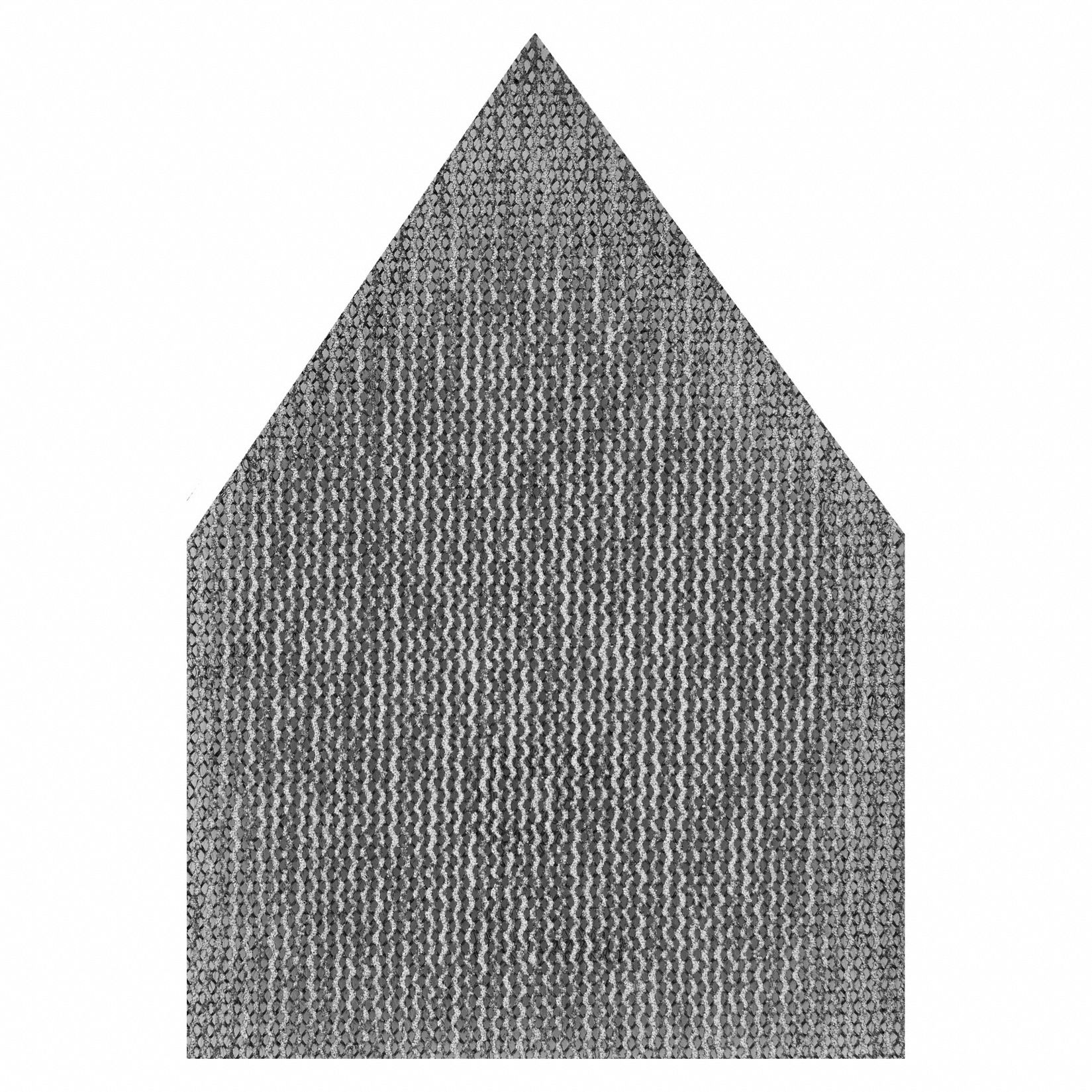 Sanding Sheets: POWERGRID, Coated, Aluminum Oxide, Nylon Mesh, Open, Gray, Medium, 120