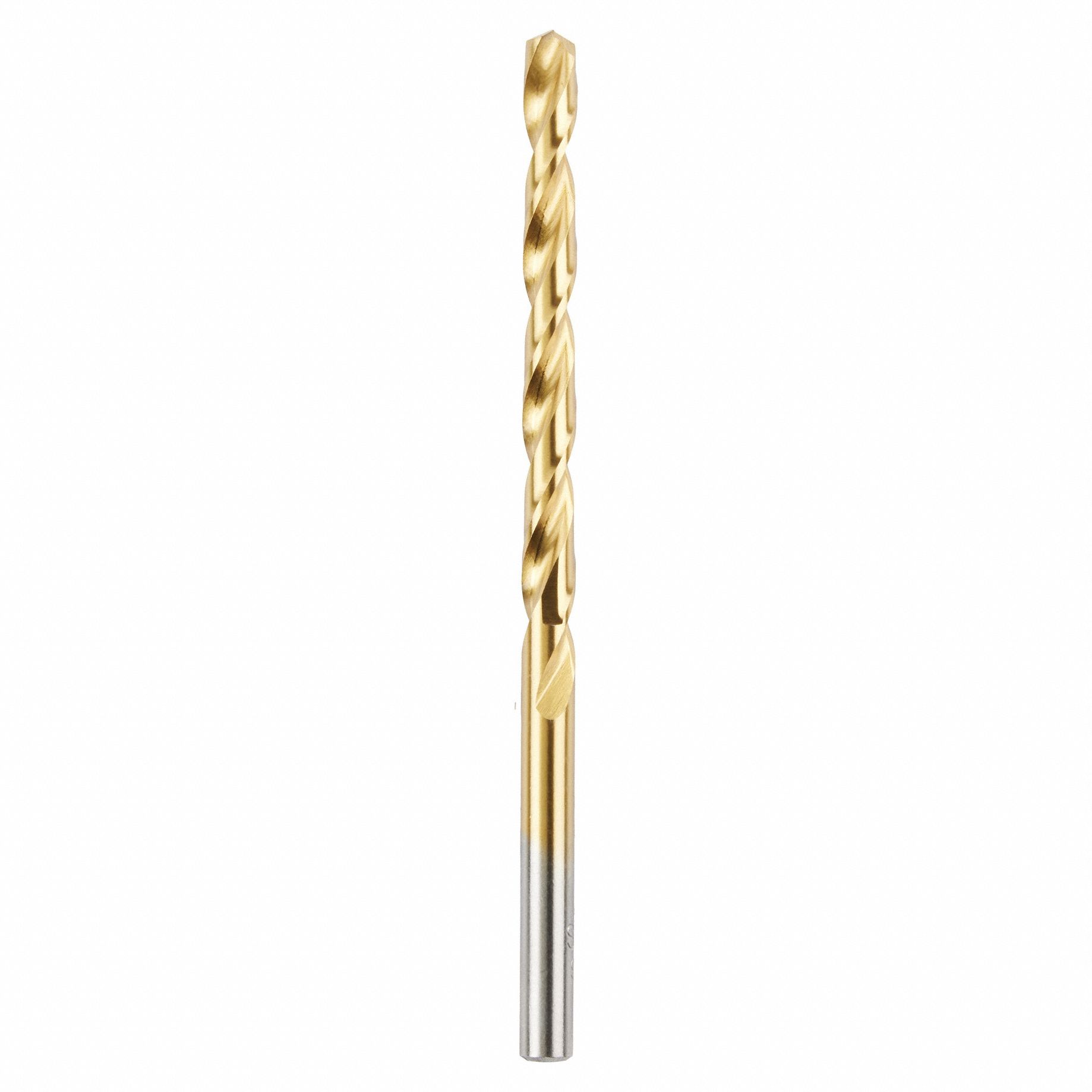 HEX SHANK DRILL BIT, 3/16 IN DRILL BIT SIZE, 2 7/16 IN FLUTE L, 3½ IN L