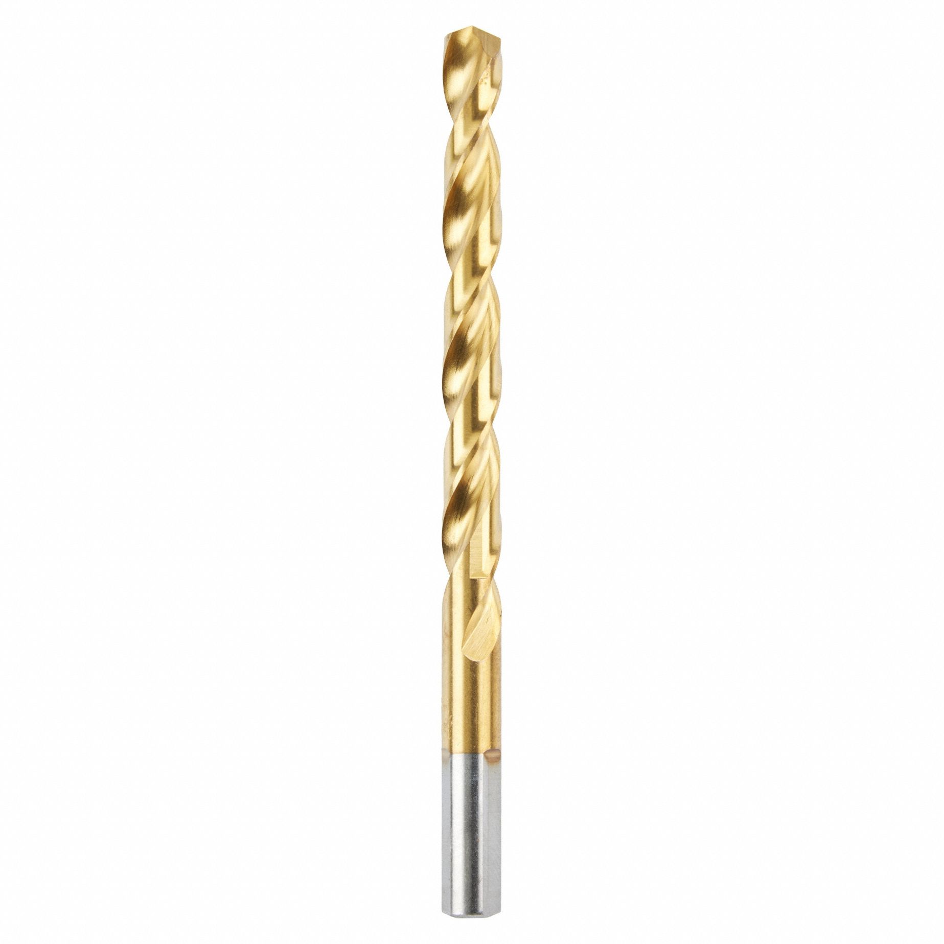 HEX SHANK DRILL BIT, 19/64 IN DRILL BIT SIZE, 3-1/16 IN FLUTE L, 4⅜ IN L