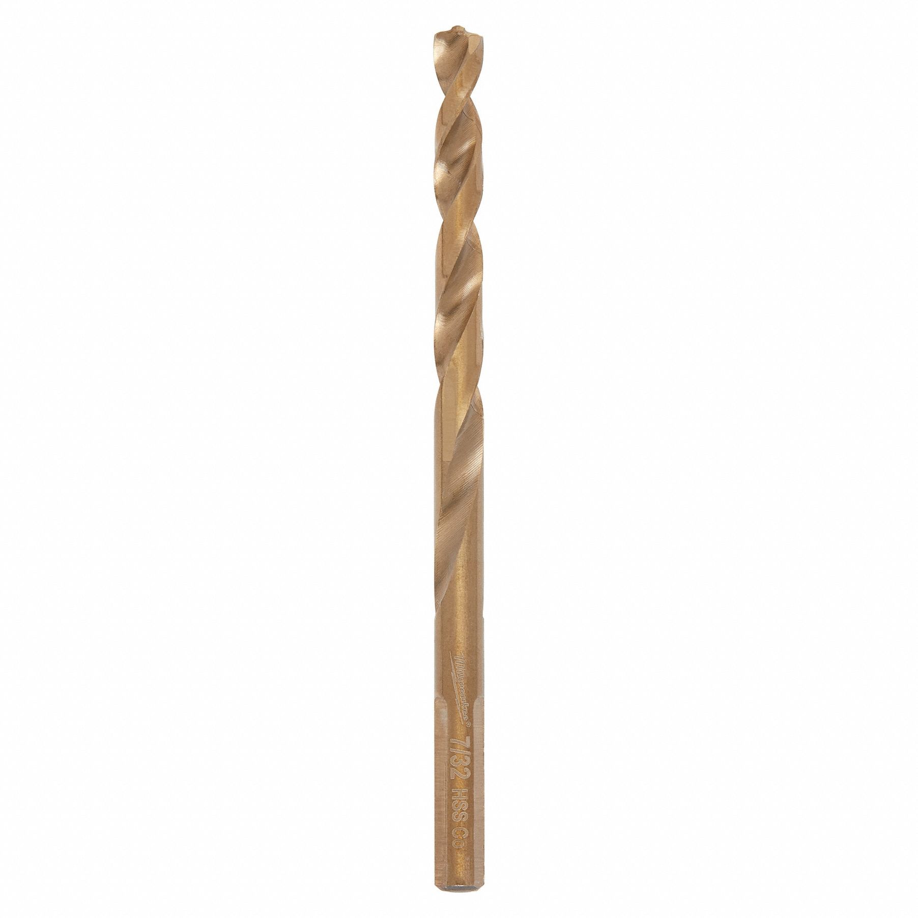 Jobber Length Drill Bit,  7/32 in,  Cobalt