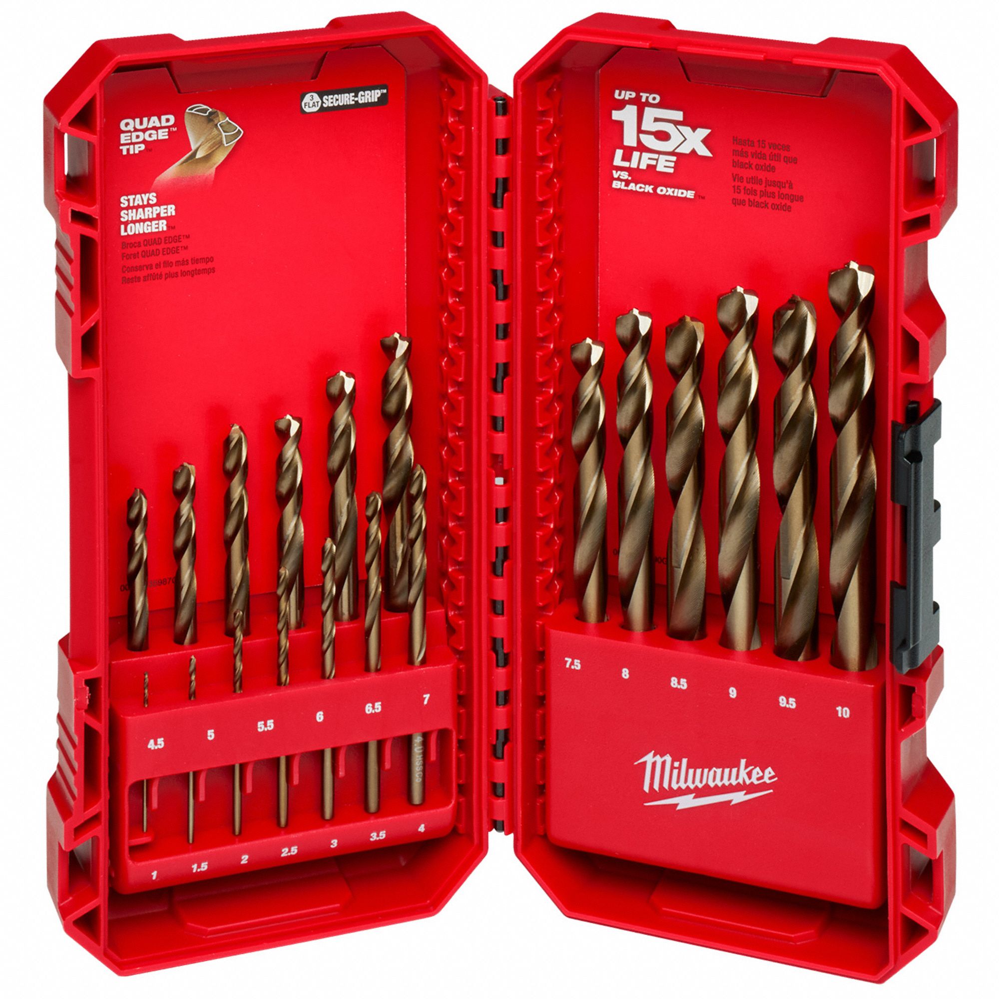 MILWAUKEE 1 Mm Smallest Drill Bit Size 9 Mm Largest Drill Bit Size 