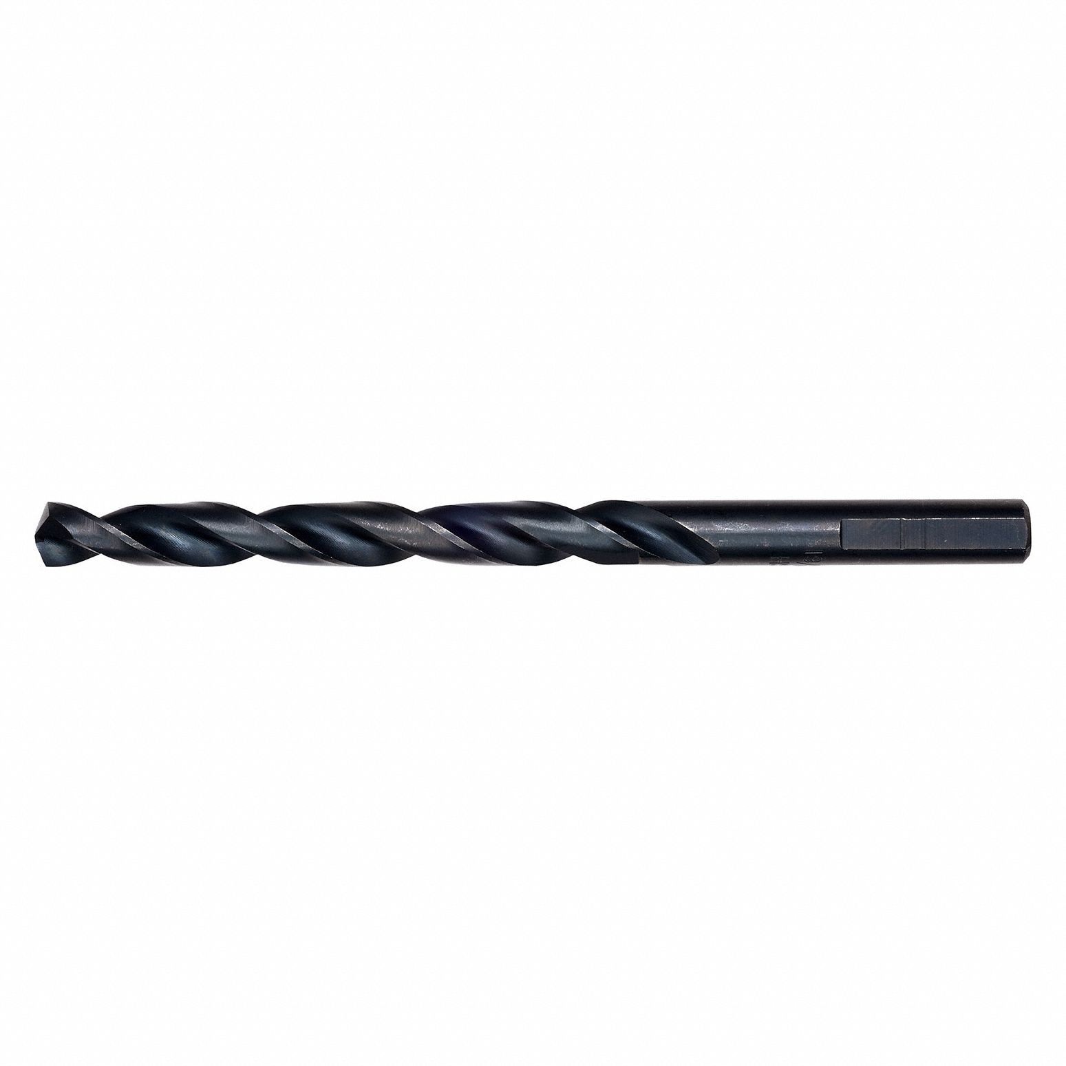 HEX SHANK DRILL BIT, 19/64 IN DRILL BIT SIZE, 3-1/16 IN FLUTE L, 4⅜ IN L