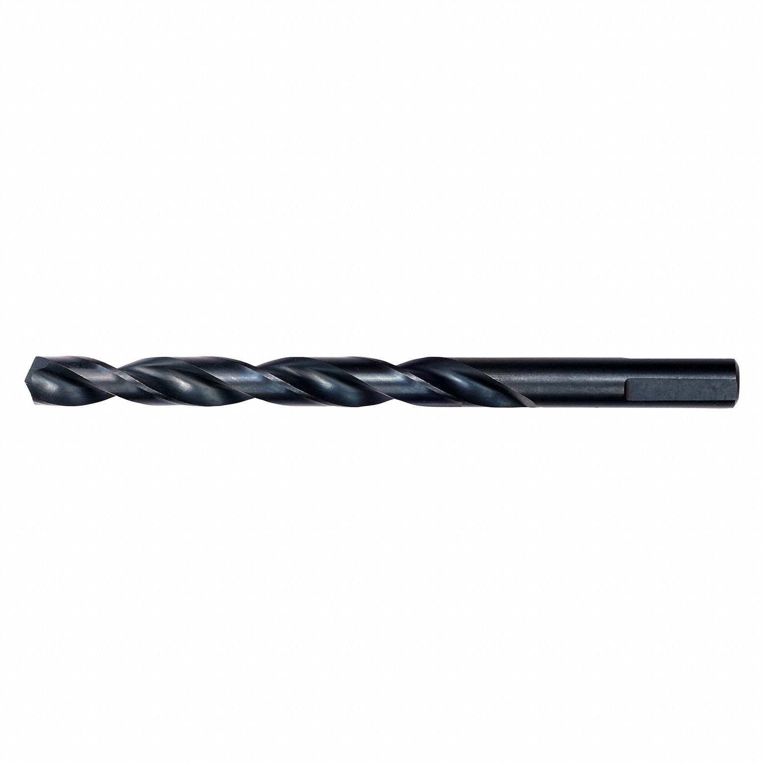 HEX SHANK DRILL BIT, 23/64 IN DRILL BIT SIZE, 3½ IN FLUTE L, 4⅞ IN LENGTH, 10XD
