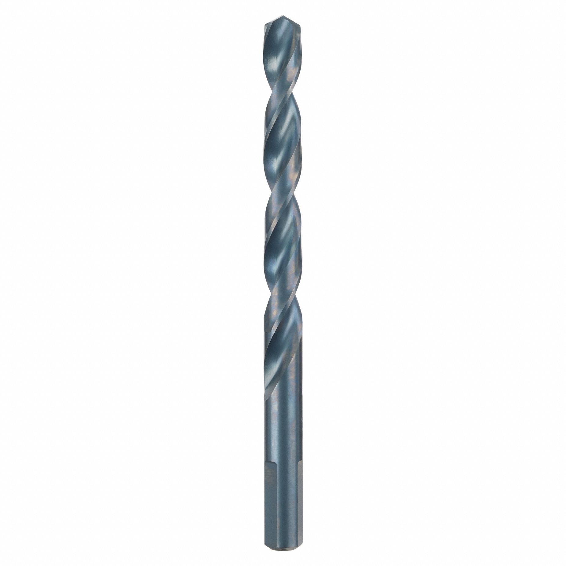 HEX SHANK DRILL BIT, ⅜ IN DRILL BIT SIZE, 3⅝ IN FLUTE L, 5 IN L