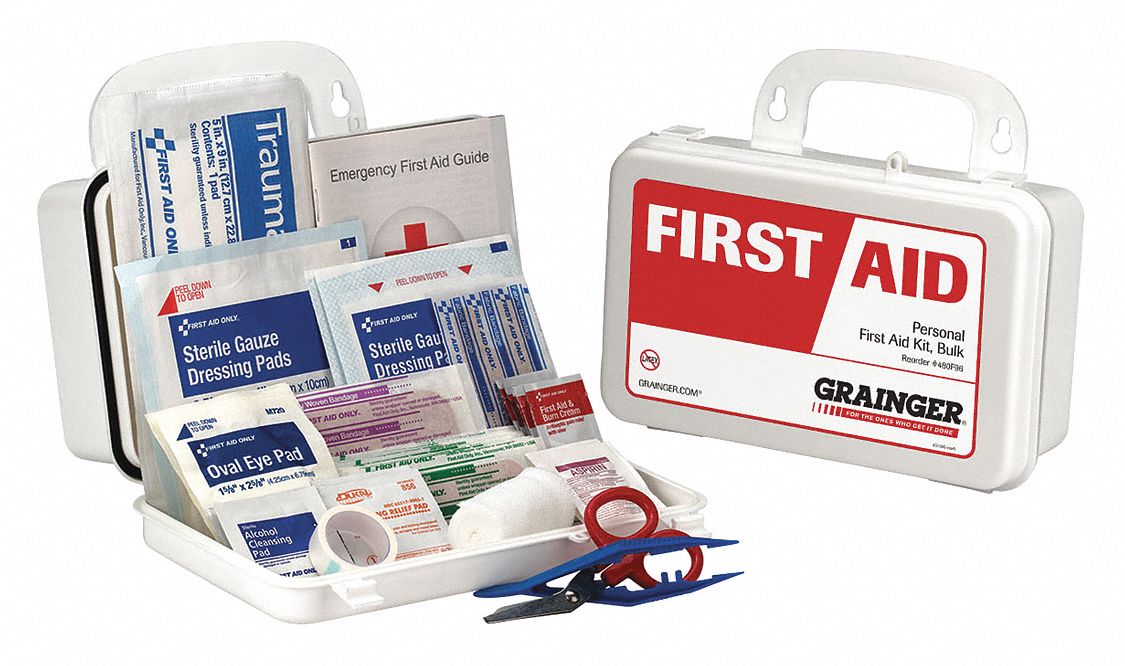 open first aid box