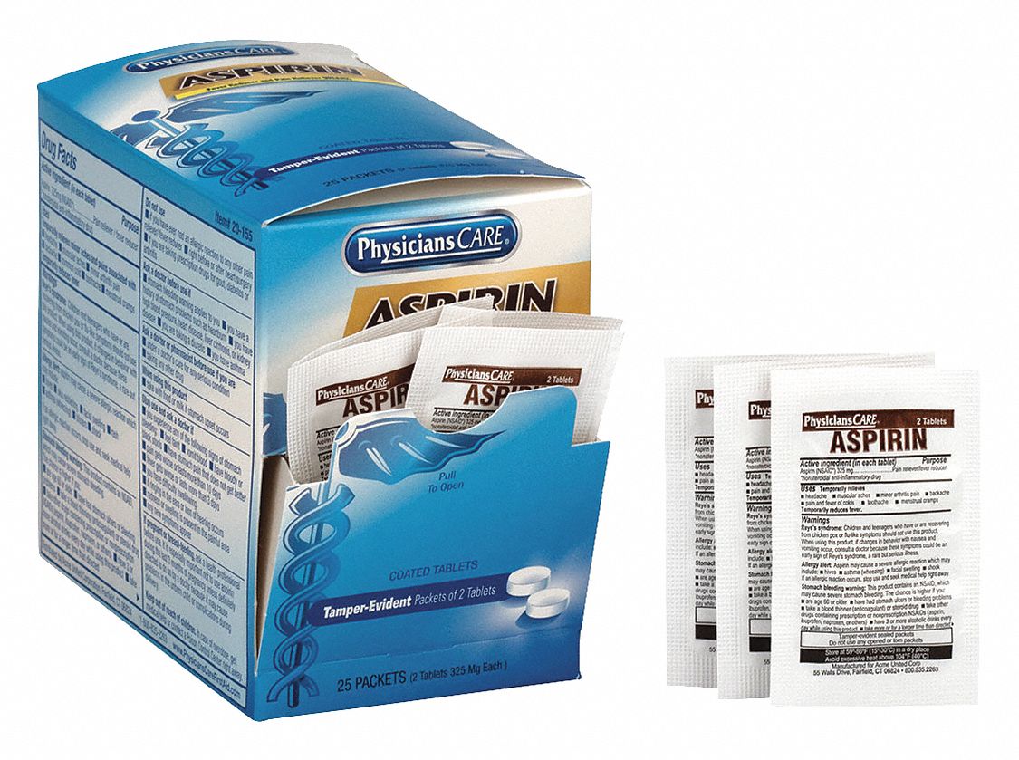 Aspirin, Tablet, 325mg