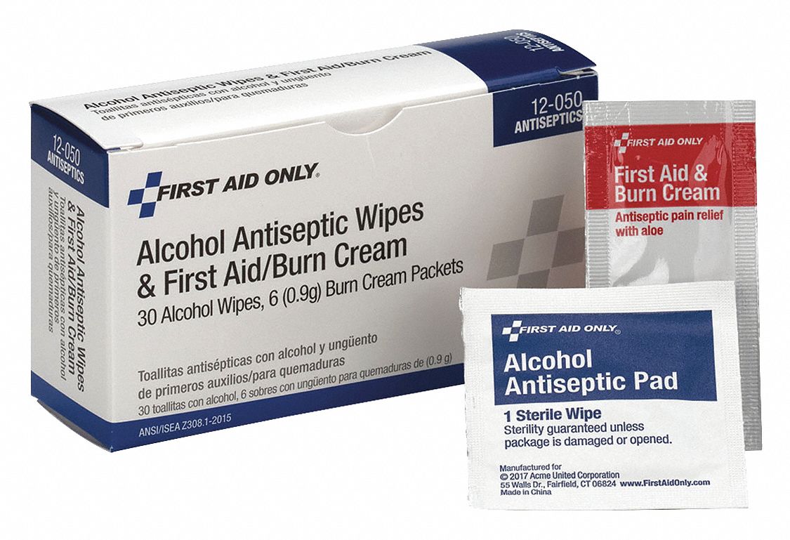 box of alcohol wipes