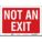 SAFETY SIGN, VINYL, ADHESIVE MOUNT, 10 IN X 14 IN NOMINAL SIGN SIZE, NOT RETROREFLECTIVE, NOT AN EXIT