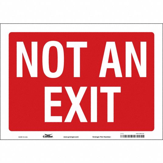 Vinyl, Adhesive Sign Mounting, Safety Sign - 480H62|480H62 - Grainger