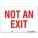 SAFETY SIGN, ALUMINUM, MOUNTING HOLES, 7 IN X 10 IN NOMINAL SIGN SIZE, 0.032 IN THICK, NOT AN EXIT