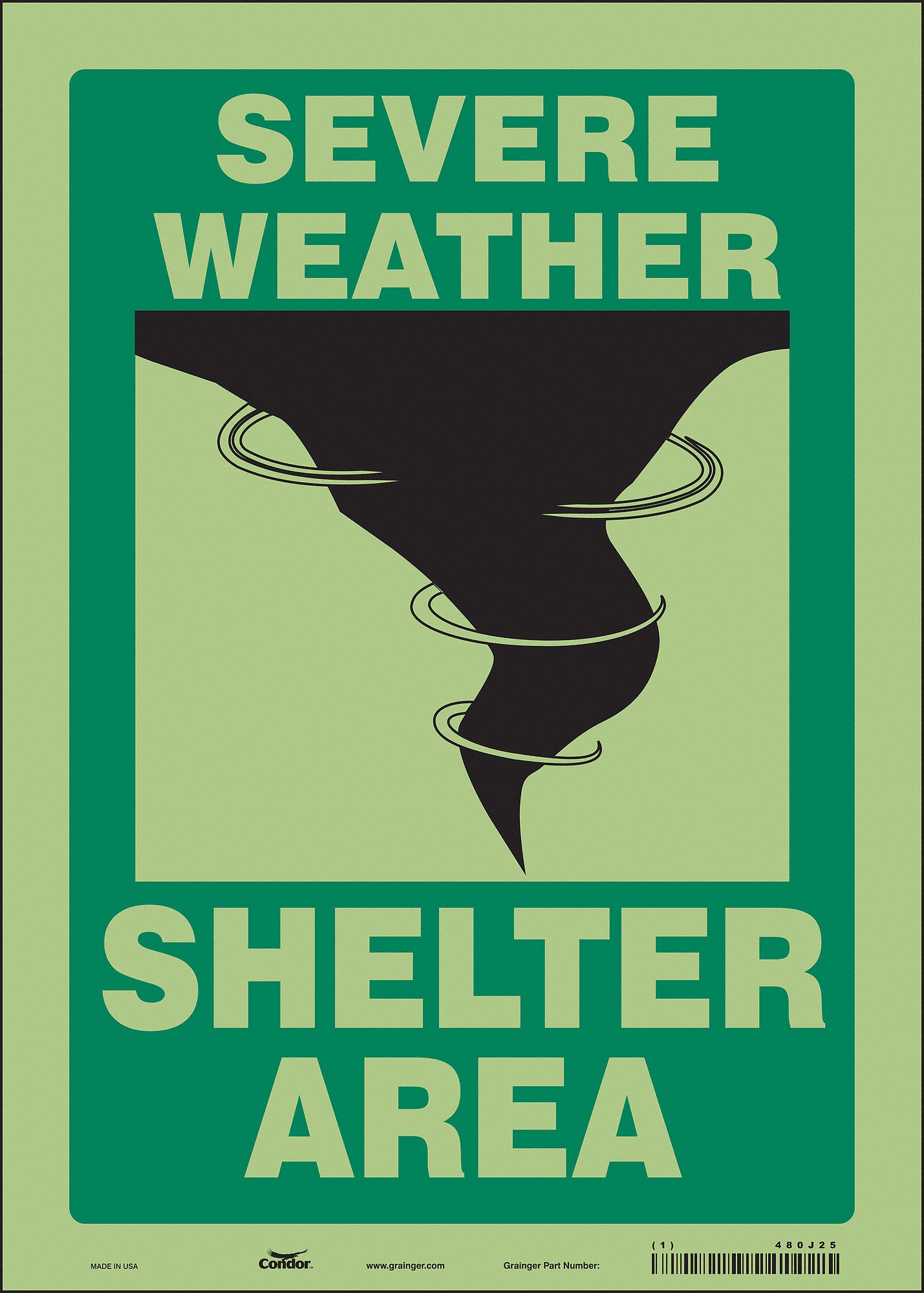 PANNEAU SECURITE,14PO X 10PO,VINYL PHSPR