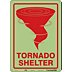 Tornado Shelter Signs