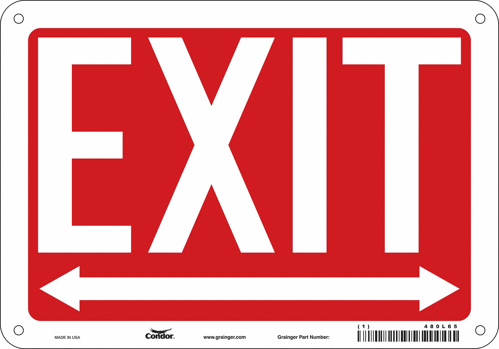 Exit and Entry Signs