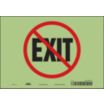 No Exit Signs
