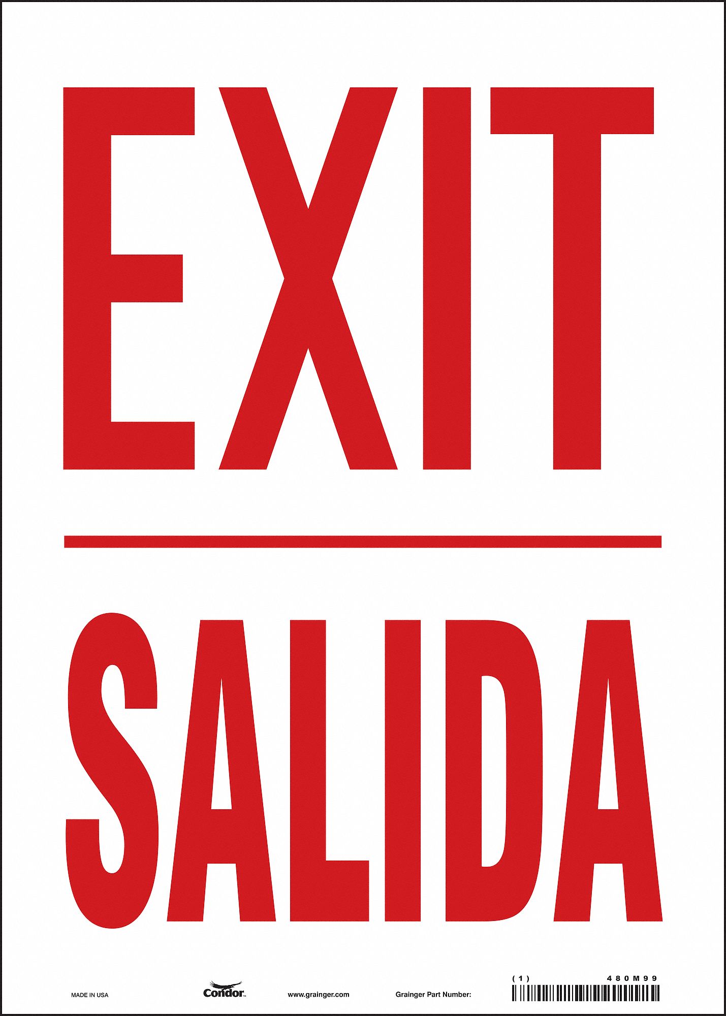 Safety Sign: Vinyl, Adhesive Sign Mounting, 14 in x 10 in Nominal Sign Size, Not Retroreflective