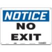 Notice: No Exit Signs