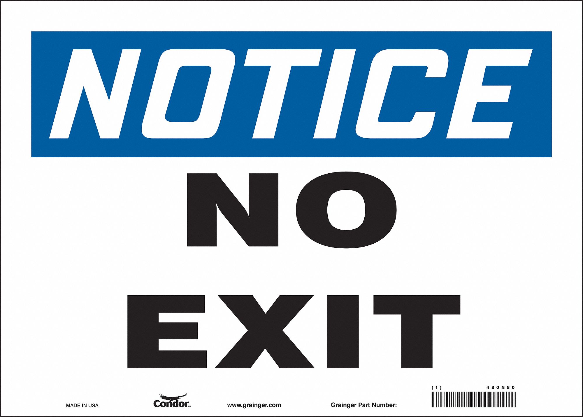 Safety Sign: Vinyl, Adhesive Sign Mounting, 10 in x 14 in Nominal Sign Size, Not Retroreflective