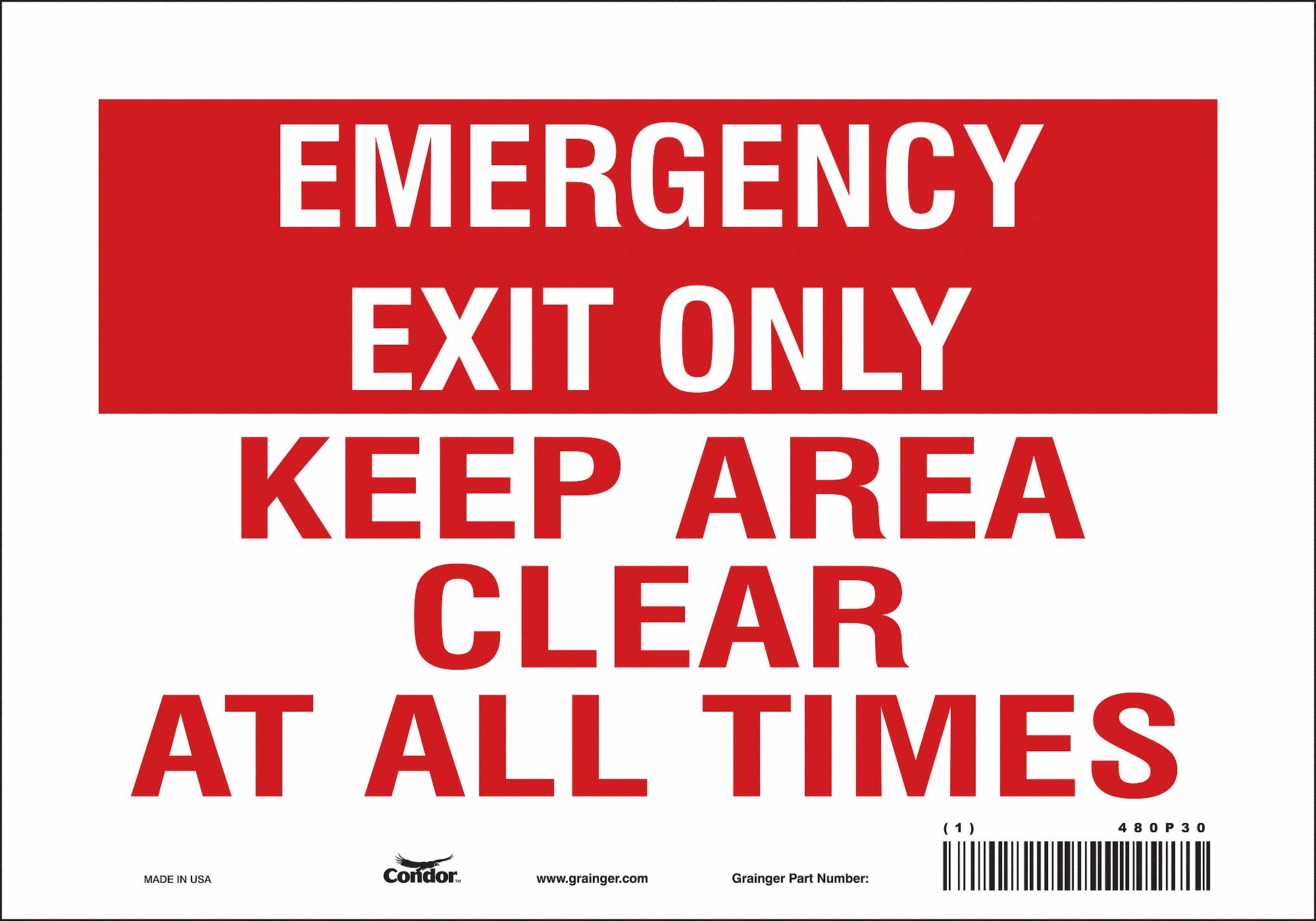 Safety Sign: Vinyl, Adhesive Sign Mounting, 7 in x 10 in Nominal Sign Size, Not Retroreflective