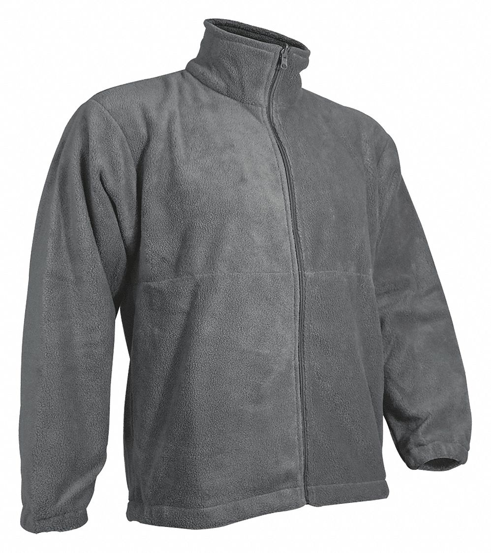 TRU-SPEC Polar Fleece Jacket, M Fits Chest Size 38 in to 40 in, Foliage ...