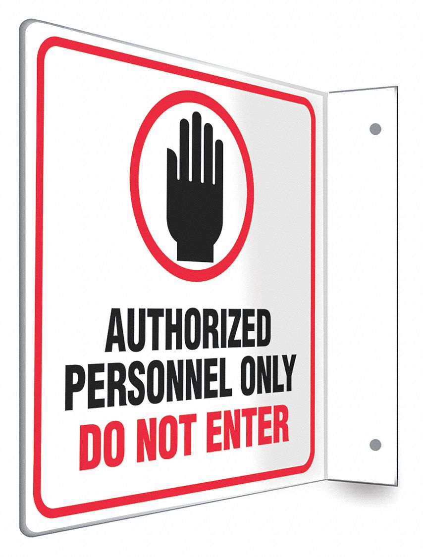 Safety Sign: PETG, Mounting Holes Sign Mounting, 8 in x 8 in Nominal Sign Size, Not Retroreflective
