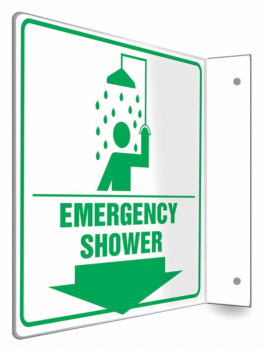Safety Sign: PETG, Mounting Holes Sign Mounting, 8 in x 8 in Nominal Sign Size, Not Retroreflective
