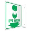 L-Shape Projection Eye Wash Signs
