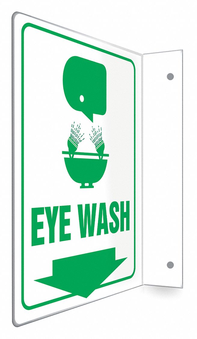 Safety Sign: PETG, Mounting Holes Sign Mounting, 12 in x 9 in Nominal Sign Size, Not Retroreflective