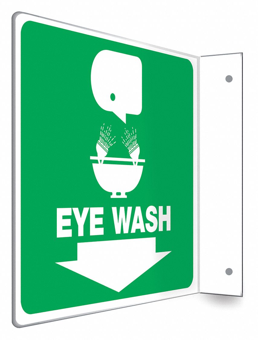 HIGH VISIBILITY SAFETY SIGN,8" W,8" H