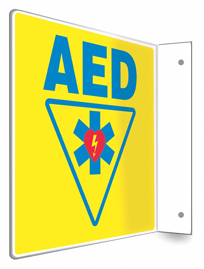 Safety Sign: PETG, Mounting Holes Sign Mounting, 8 in x 8 in Nominal Sign Size, Not Retroreflective