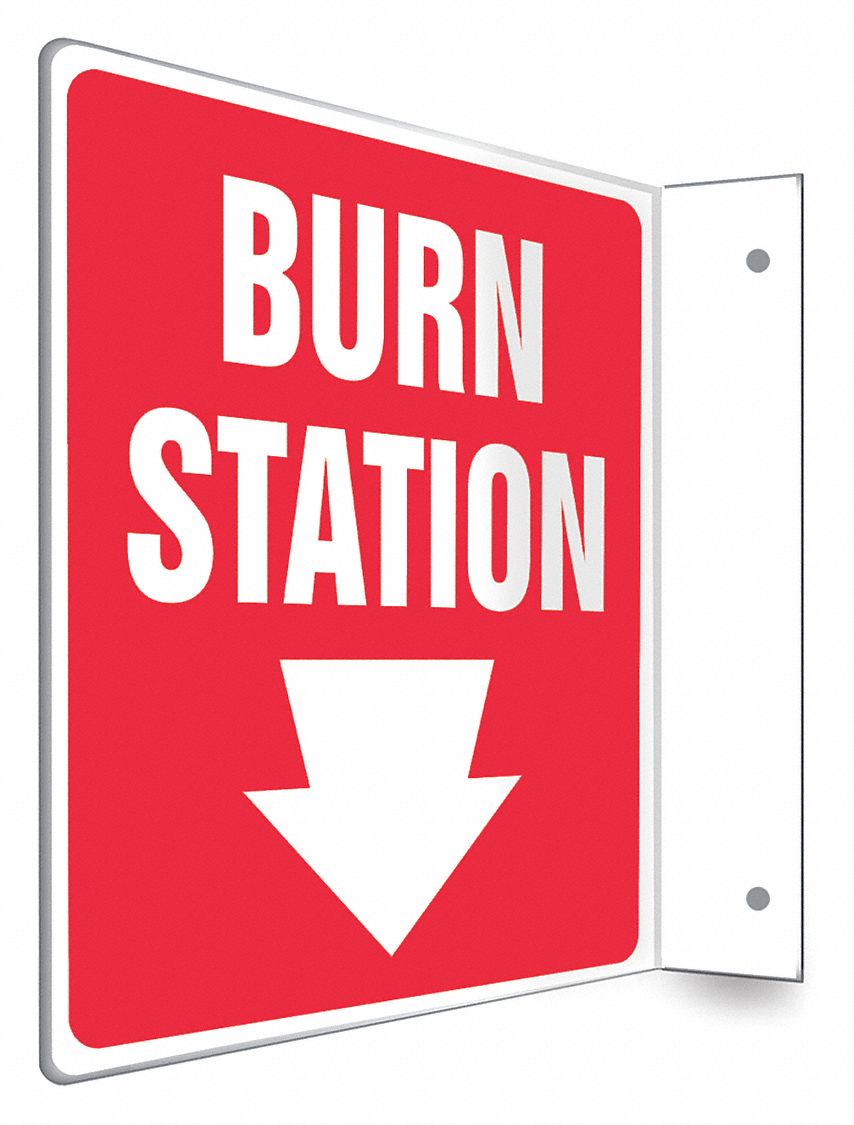 Safety Sign: PETG, Mounting Holes Sign Mounting, 8 in x 8 in Nominal Sign Size, Not Retroreflective