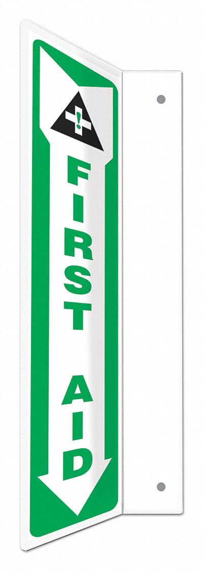 Safety Sign: PETG, Mounting Holes Sign Mounting, 18 in x 4 in Nominal Sign Size, Not Retroreflective