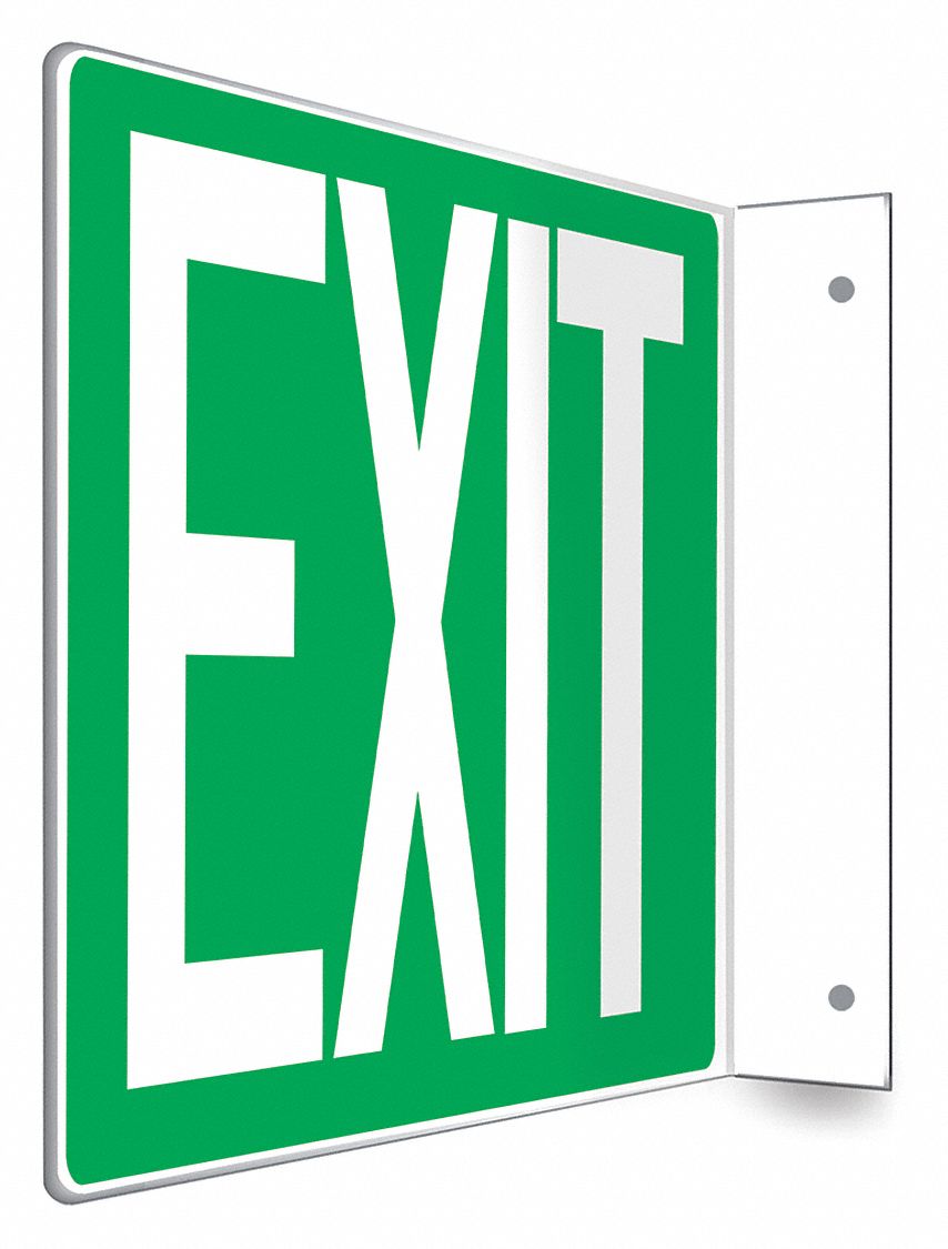 Safety Sign: PETG, Mounting Holes Sign Mounting, 8 in x 12 in Nominal Sign Size, Not Retroreflective