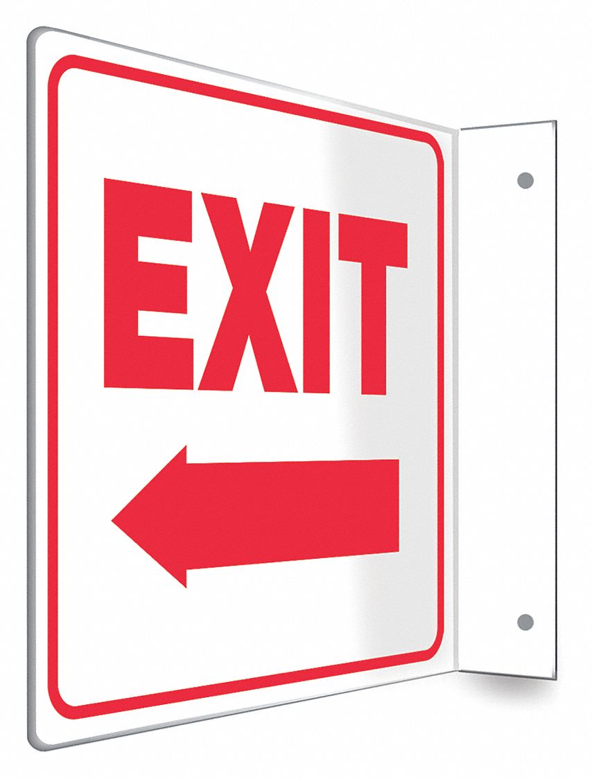 Safety Sign: PETG, Mounting Holes Sign Mounting, 8 in x 8 in Nominal Sign Size, Not Retroreflective