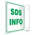 L-Shape Projection SDS Info Signs