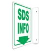 L-Shape Projection MSDS Info Signs