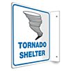 L-Shape Projection Tornado Shelter Signs image