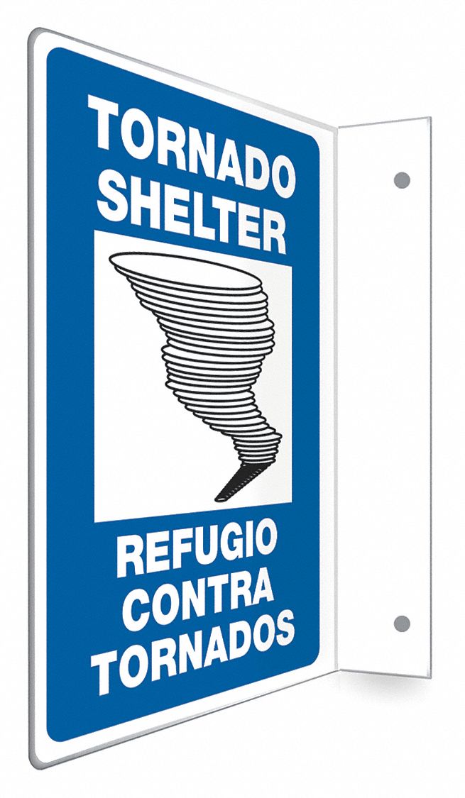 Safety Sign: PETG, Mounting Holes Sign Mounting, 12 in x 9 in Nominal Sign Size, Not Retroreflective