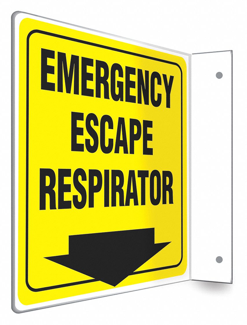 Safety Sign: PETG, Mounting Holes Sign Mounting, 8 in x 8 in Nominal Sign Size, Not Retroreflective