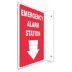 L-Shape Projection Emergency Alarm Station Signs
