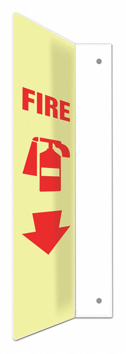 Safety Sign, 18 in x 4 in, PETG