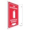 L-Shape Projection Fire Extinguisher/Extintor De Incendios Signs