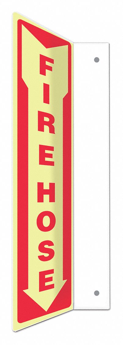 Safety Sign, 18 in x 4 in, PETG