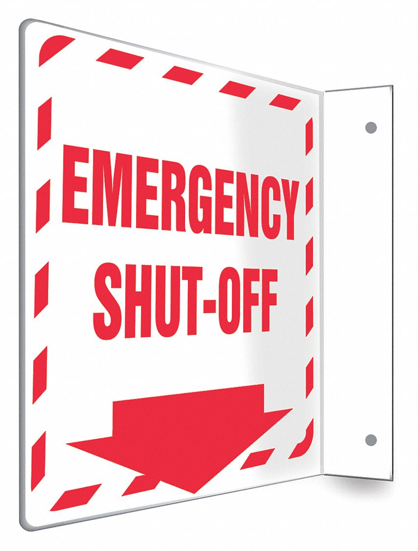 Safety Sign: PETG, Mounting Holes Sign Mounting, 8 in x 8 in Nominal Sign Size, Not Retroreflective